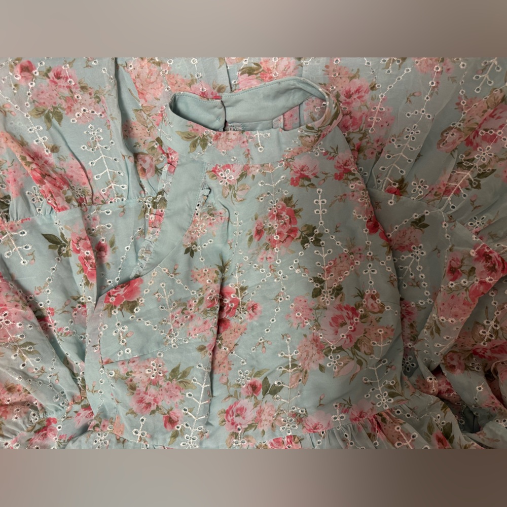 Eliza J. Floral halter dress